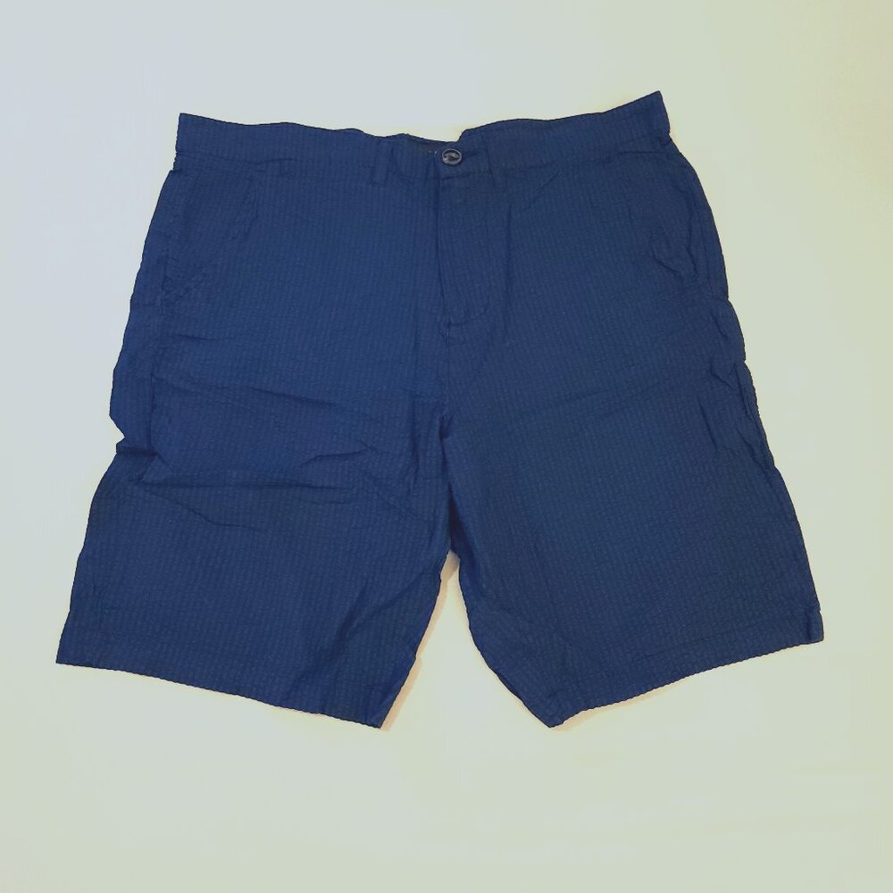 Jachs NY Blue Seersucker Short, 31"